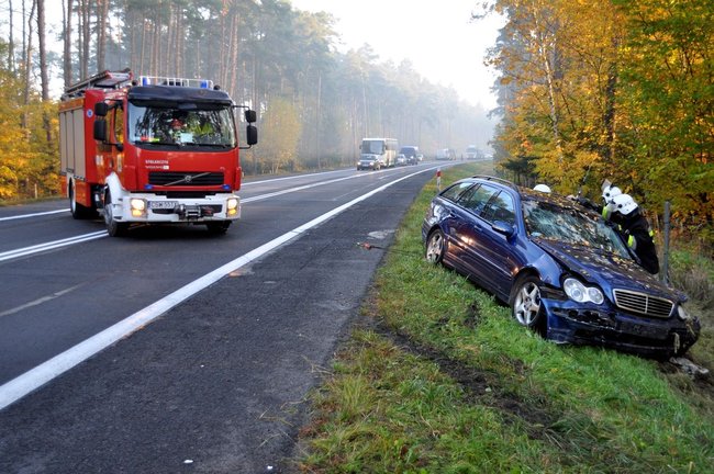Zasnął za kierownicą