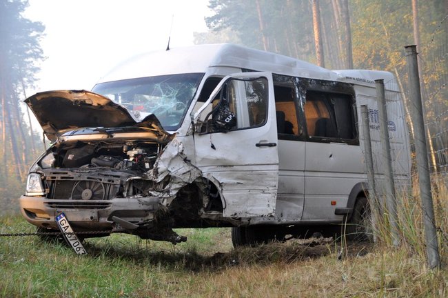 Zasnął za kierownicą