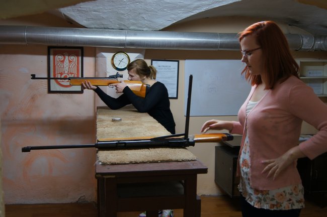 Dziewczyny postrzelały