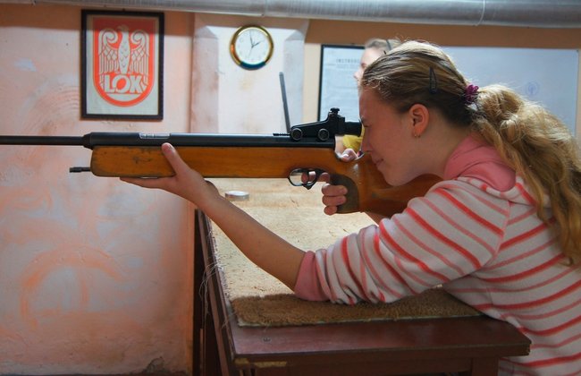 Dziewczyny postrzelały