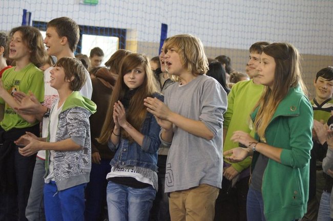 Młodzież z Niemiec zaśpiewała w G2 - fotorelacja