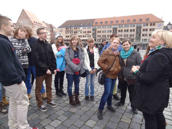 Gimnazjaliści w Gernsheim