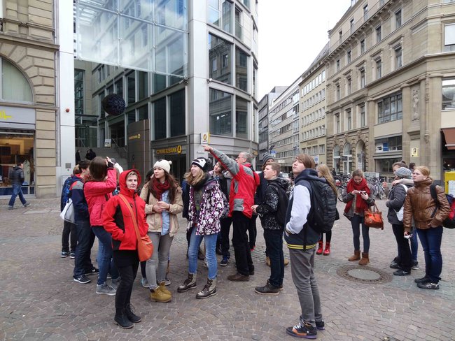 Gimnazjaliści w Gernsheim