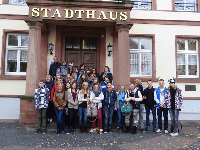 Gimnazjaliści w Gernsheim