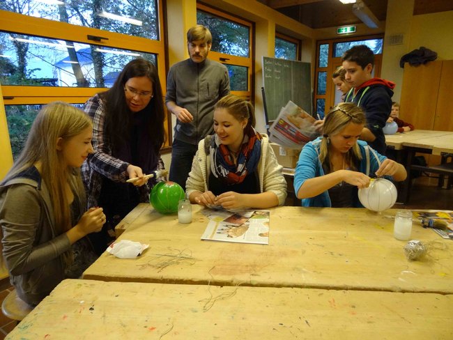 Gimnazjaliści w Gernsheim