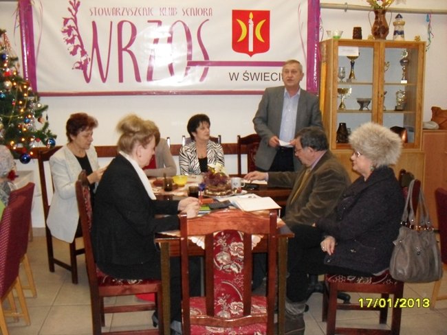 Zebranie u seniorów