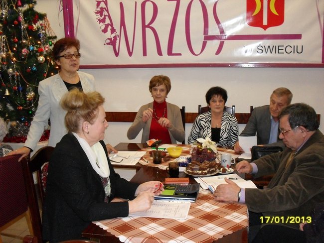 Zebranie u seniorów