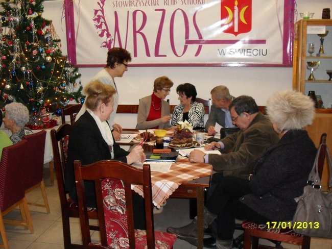 Zebranie u seniorów