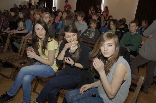 Czerwone otworzyło się dla gimnazjalistów - fotorelacja
