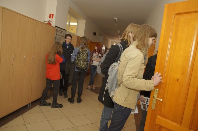 Czerwone otworzyło się dla gimnazjalistów - fotorelacja