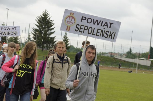 Wojewódzka gimnazjada w Świeciu - fotorelacja