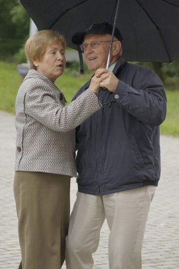 Zabawa mimo niepogody