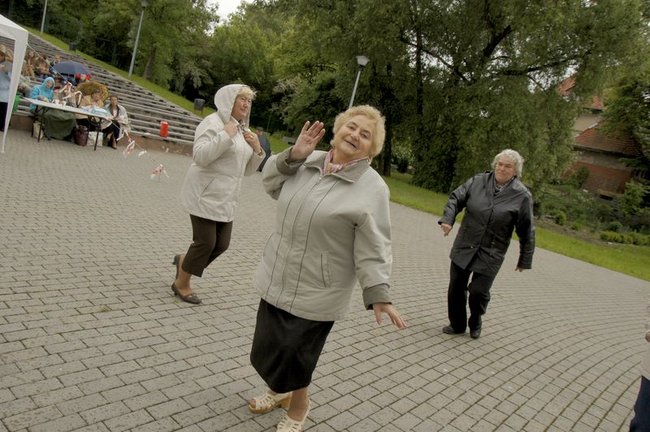 Zabawa mimo niepogody