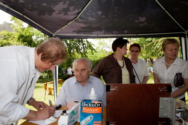 Piknik na jubileusz księdza