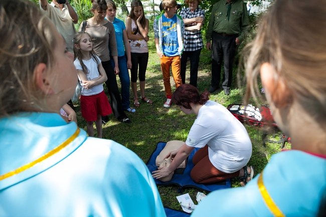 Piknik na jubileusz księdza