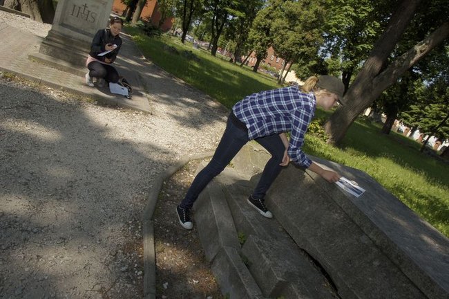 Biegając zwiedzali zabytki