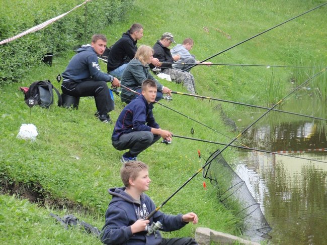 Wędkowali gimnazjaliści i licealiści