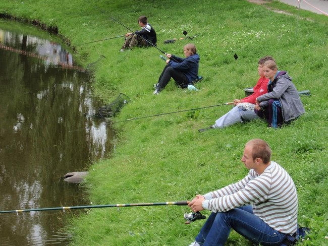 Wędkowali gimnazjaliści i licealiści
