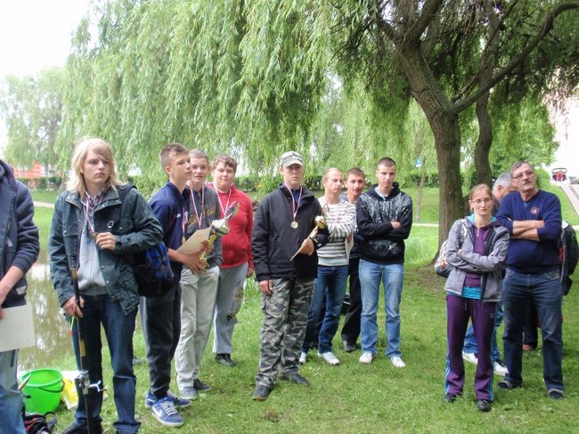 Wędkowali gimnazjaliści i licealiści