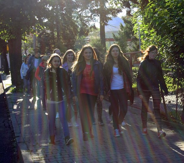 Gimnazjaliści z Dwójki  pożegnali lato