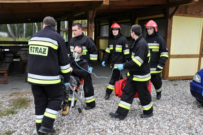 W terenie uczyli się ratować