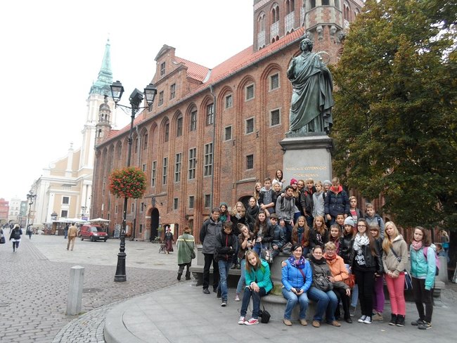 Gimnazjaliści z Polski i Niemiec na szlaku Mikołaja Kopernika