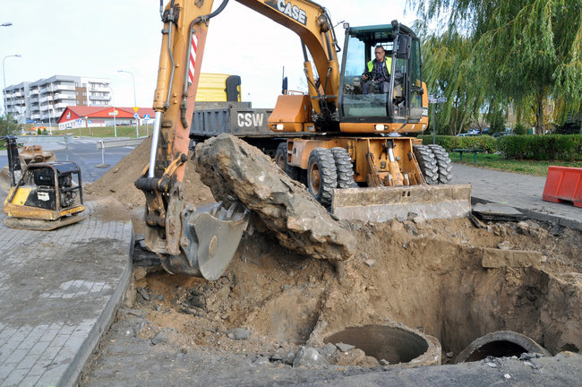 Nieprzejezdna Krausego przy kościele
