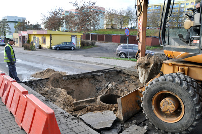 Nieprzejezdna Krausego przy kościele
