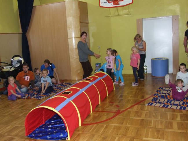 Sportowo z rodzicami w Przedszkolu nr 9