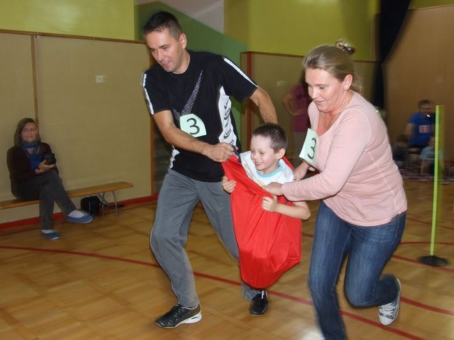 Sportowo z rodzicami w Przedszkolu nr 9