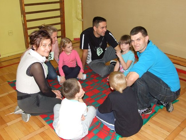 Sportowo z rodzicami w Przedszkolu nr 9