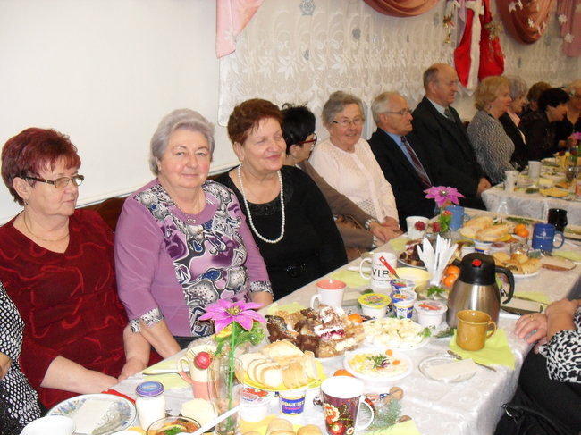 Opłatek w klubie ?WRZOS?