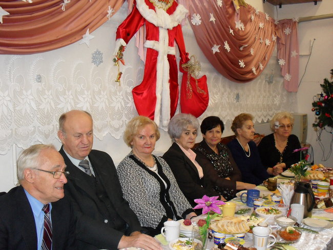 Opłatek w klubie ?WRZOS?