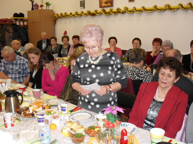 Opłatek w klubie ?WRZOS?