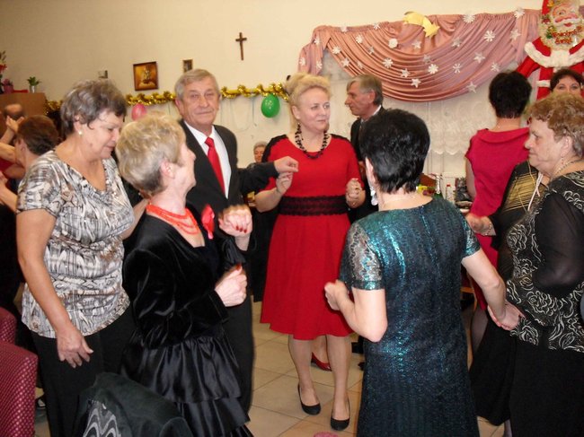 Seniorzy dwa dni witali Nowy Rok