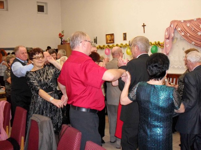 Seniorzy dwa dni witali Nowy Rok