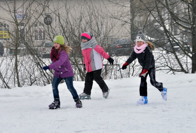 Na lodowisku jest bezpiecznie