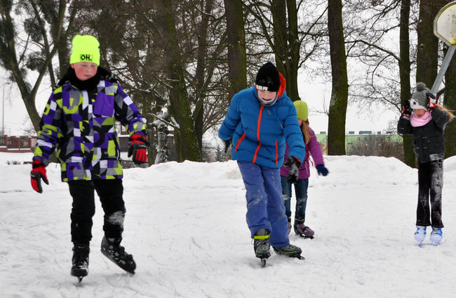 Na lodowisku jest bezpiecznie