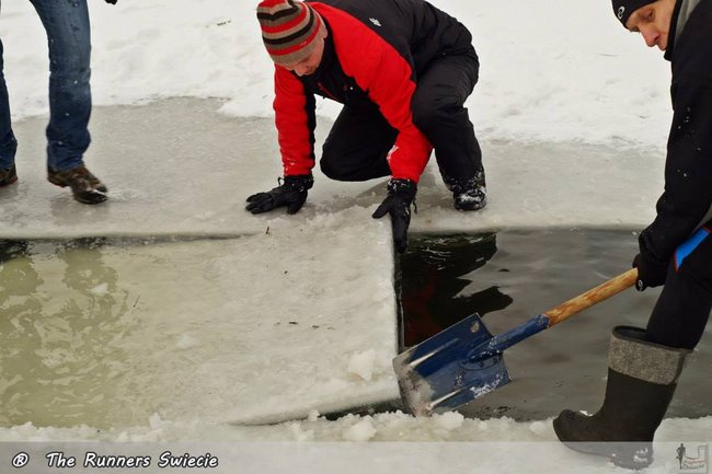 Kąpią się w przeręblu i nie chorują