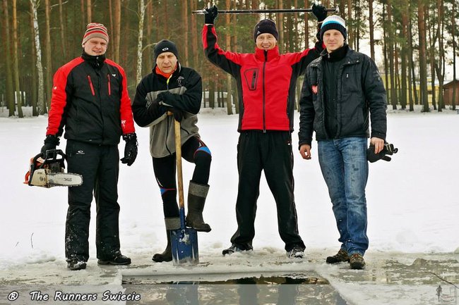 Kąpią się w przeręblu i nie chorują