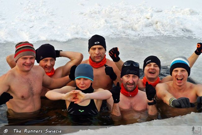 Kąpią się w przeręblu i nie chorują