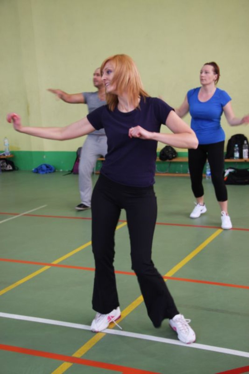 Dwieście osób tańczyło zumbę
