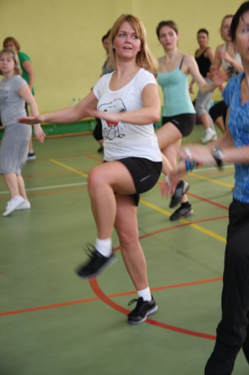 Dwieście osób tańczyło zumbę