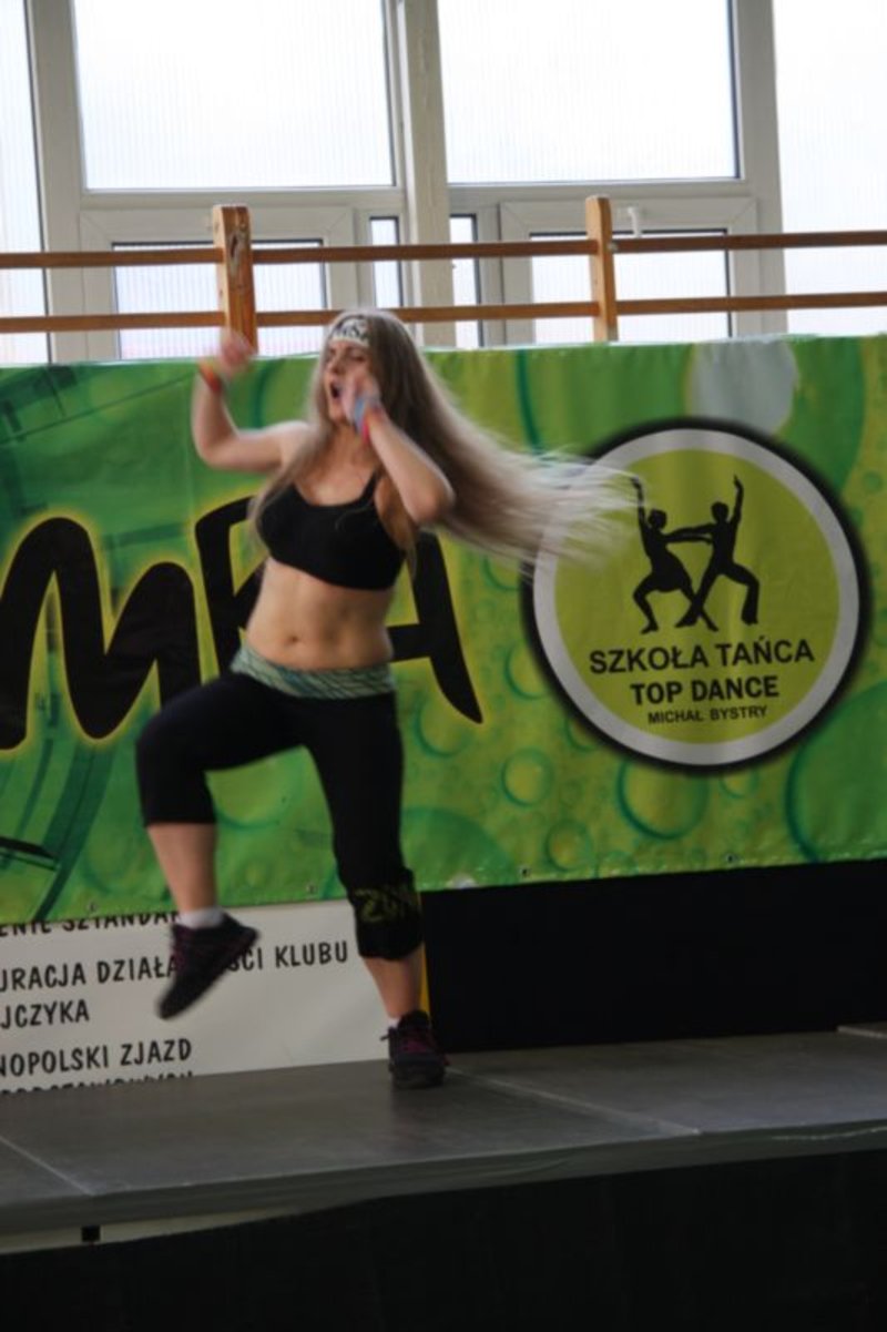 Dwieście osób tańczyło zumbę