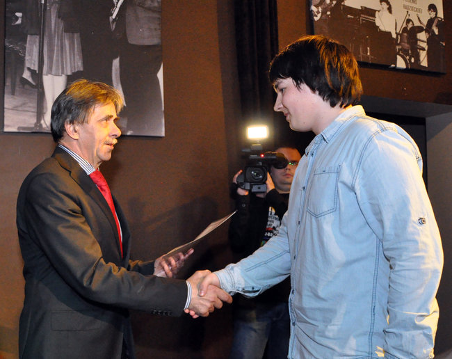 Burmistrz wręczył nagrody ludziom kultury