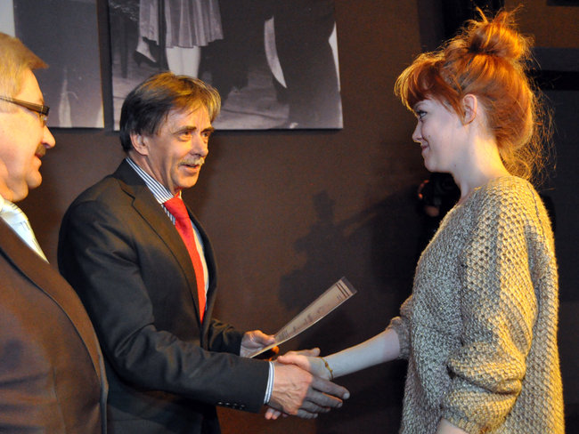 Burmistrz wręczył nagrody ludziom kultury