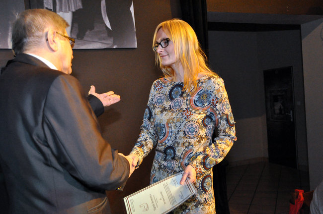 Burmistrz wręczył nagrody ludziom kultury