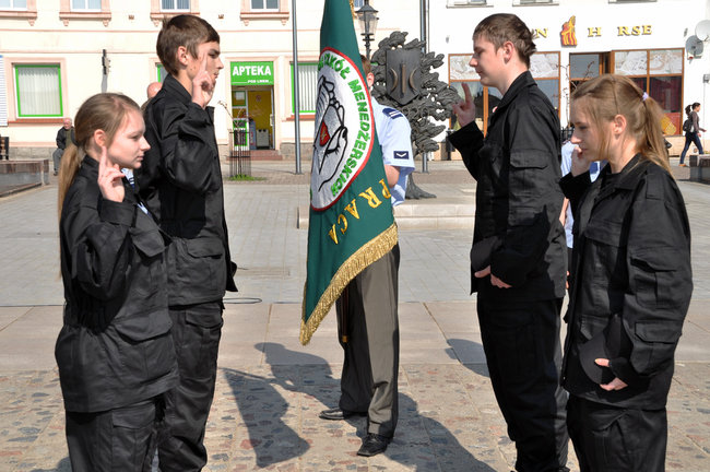 Ślubowanie klasy policyjnej