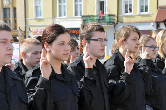 Ślubowanie klasy policyjnej
