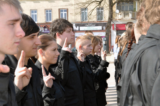 Ślubowanie klasy policyjnej